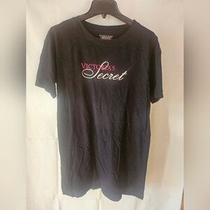 Victoria's Secret Black Sleepshirt. Cotton. XS.